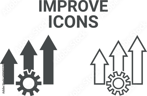 Line art Trainee web banner icon sheet,  vector illustration concept for internship training and learning program apprenticeship with intern, apprentice, training, mentor, support, cooperation and imp