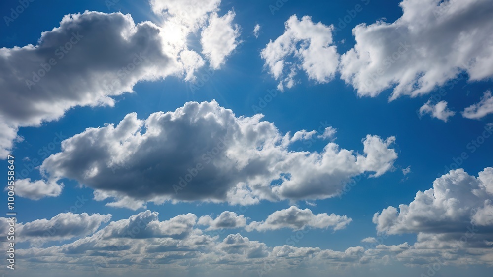 Fototapeta premium blue sky with clouds