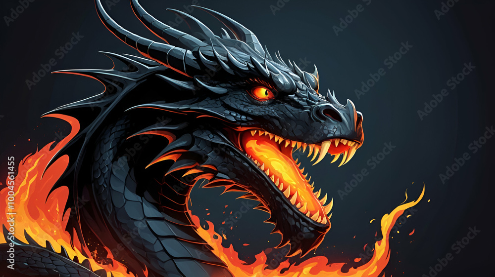 red dragon head red dragon head