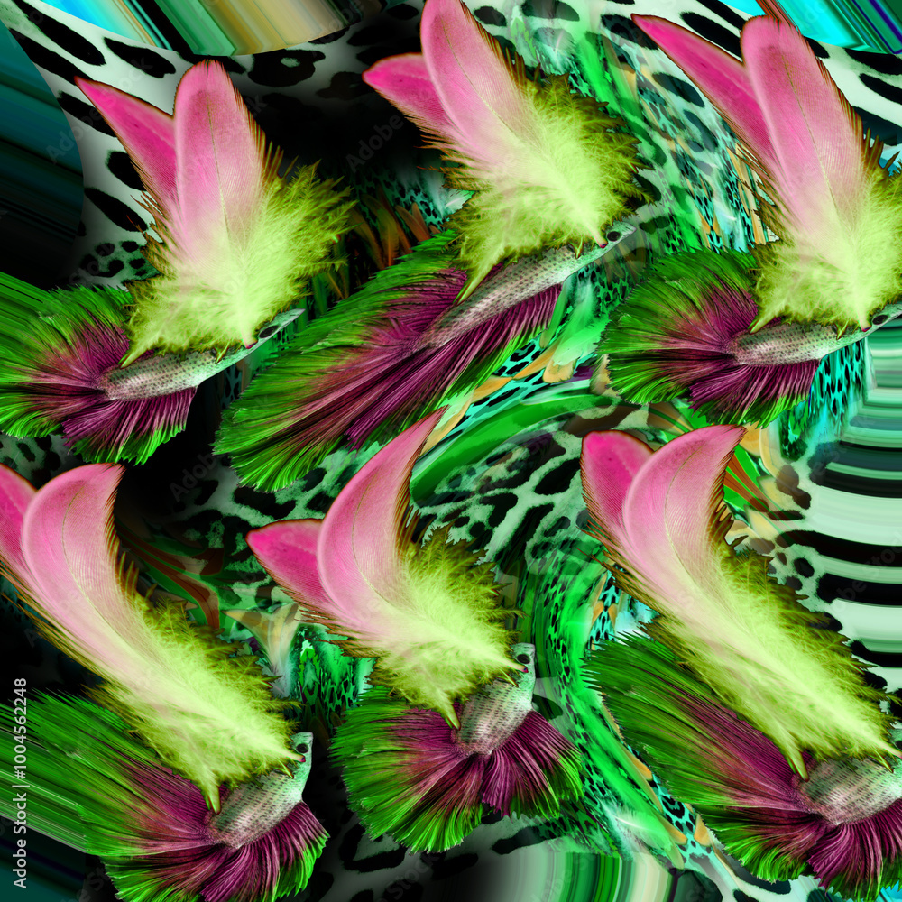 Obraz premium leopard print designs