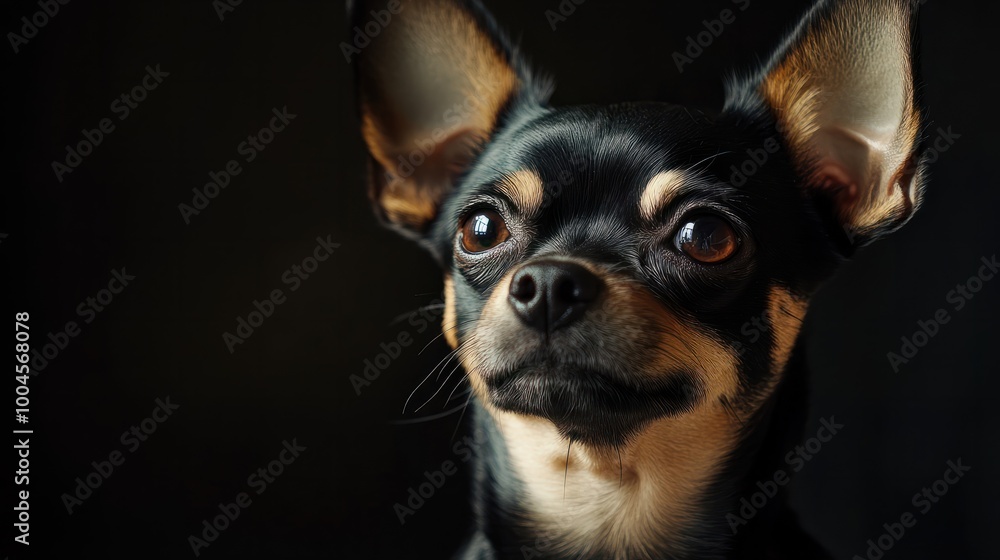 Portrait eines Chihuahua Hundes Portrait eines Chihuahua Hundes