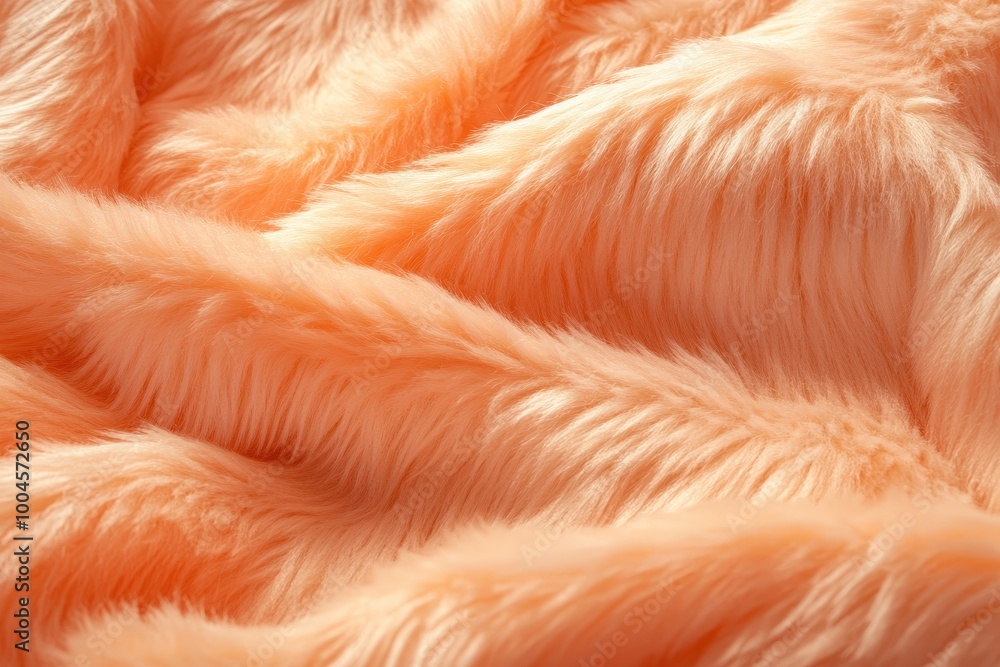 Peach Faux Fur Texture: Luxurious Softness Peach Faux Fur Texture: Luxurious Softness