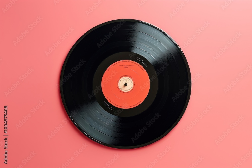 Obraz premium Vinyl record electronics technology gramophone.