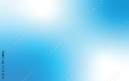 Light blue gradient abstract banner background