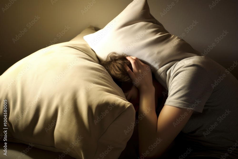 Adult pillow bed comfortable.