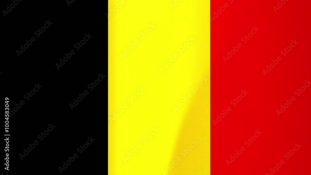 Waving Flag of Belgium. Seamless looping animation Waving Flag of Belgium. Seamless looping animation