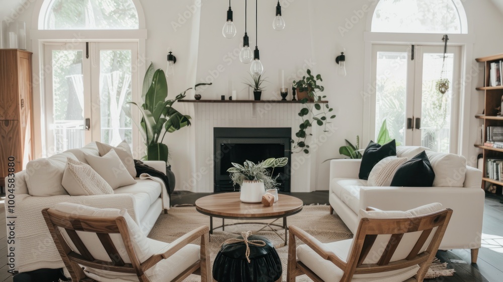 Fototapeta premium Modern Living Room Interior Design