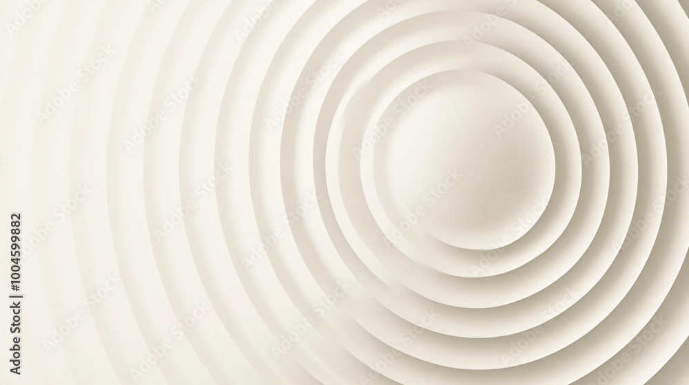 A minimalist design of concentric circles in soft shades. A minimalist design of concentric circles in soft shades.