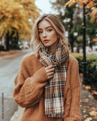 Cozy stylish autumn
