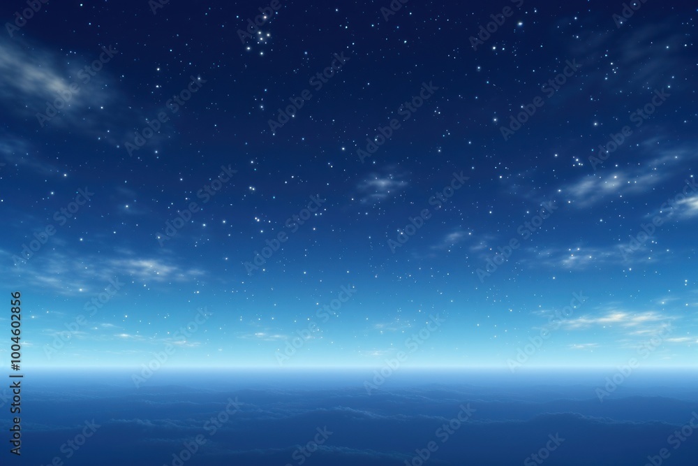 Naklejka premium Night sky backgrounds astronomy.