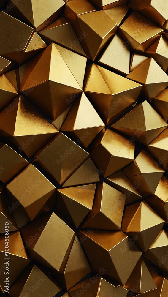Abstract gold geometric design. Abstract gold geometric design.