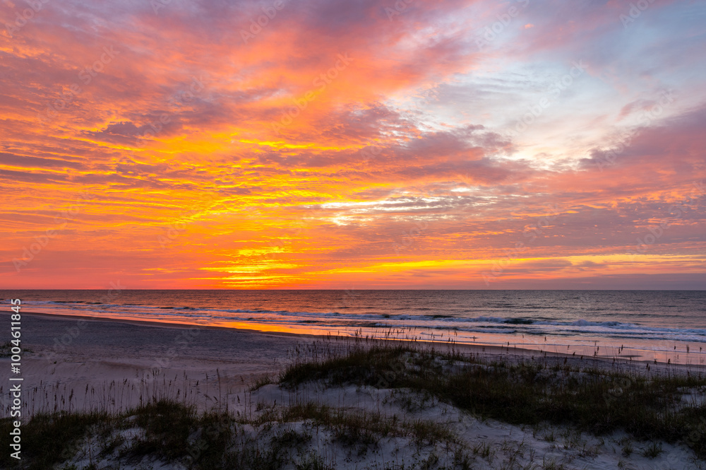 Obraz premium Colorful Sky over Beach