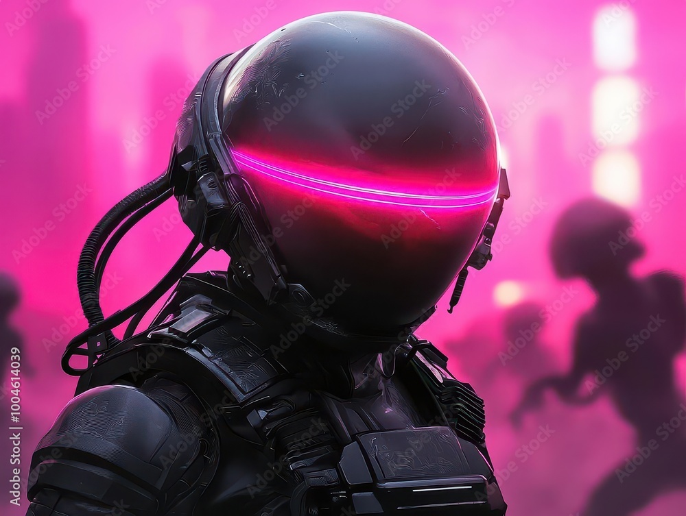 Alien warrior with iridescent armor, holding an energy sword, battling mythical creatures in a neon-lit alien city, Sci-Fi Fantasy, Digital Art Alien warrior with iridescent armor, holding an energy sword, battling mythical creatures in a neon-lit alien city, Sci-Fi Fantasy, Digital Art