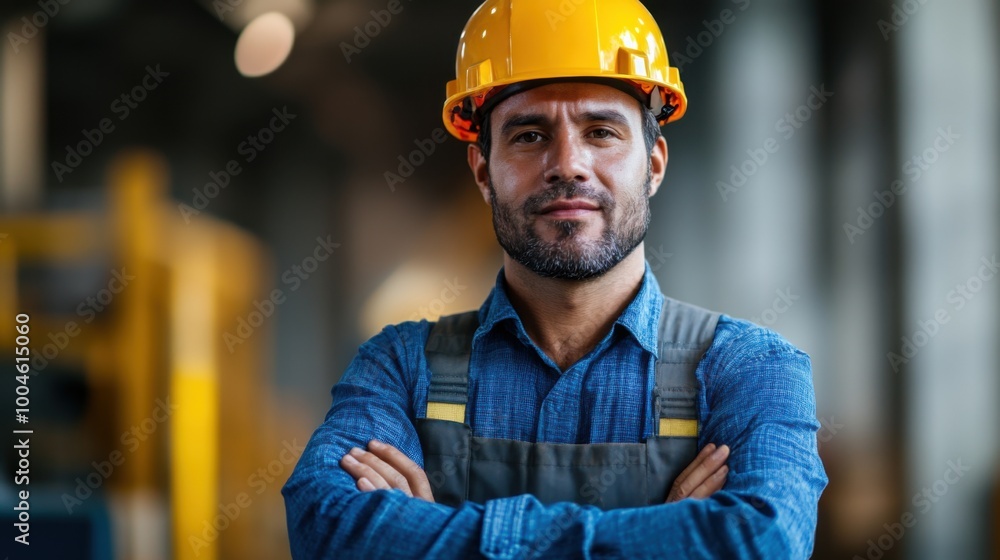 Maintenance Worker in Industrial Setting Maintenance Worker in Industrial Setting