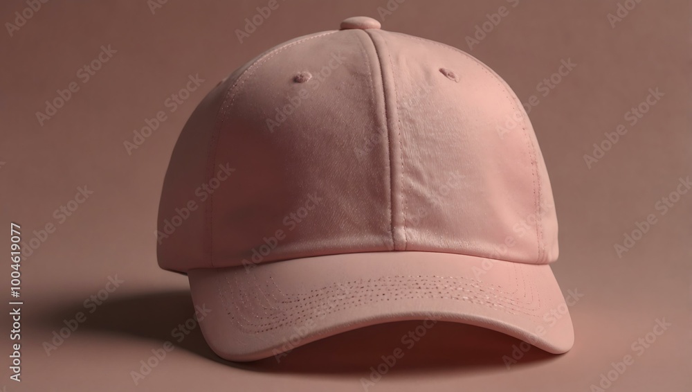 Blank pink baseball cap mockup for design. Blank pink baseball cap mockup for design.