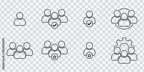 "Organization icon set with hierarchy, teamwork, leadership, and collaboration symbols."