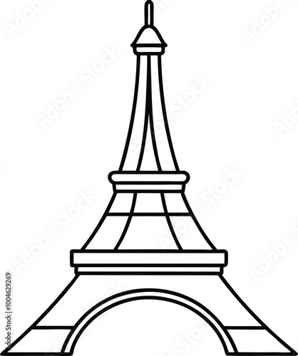 eiffel tower vector