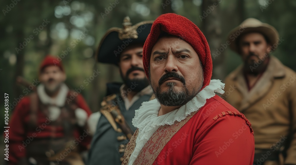 Men in Historical Costumes: Portrait Men in Historical Costumes: Portrait