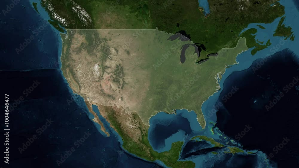Us Map Zoom In Zoom from Earth to United States (Highlighted) World map animation with ...