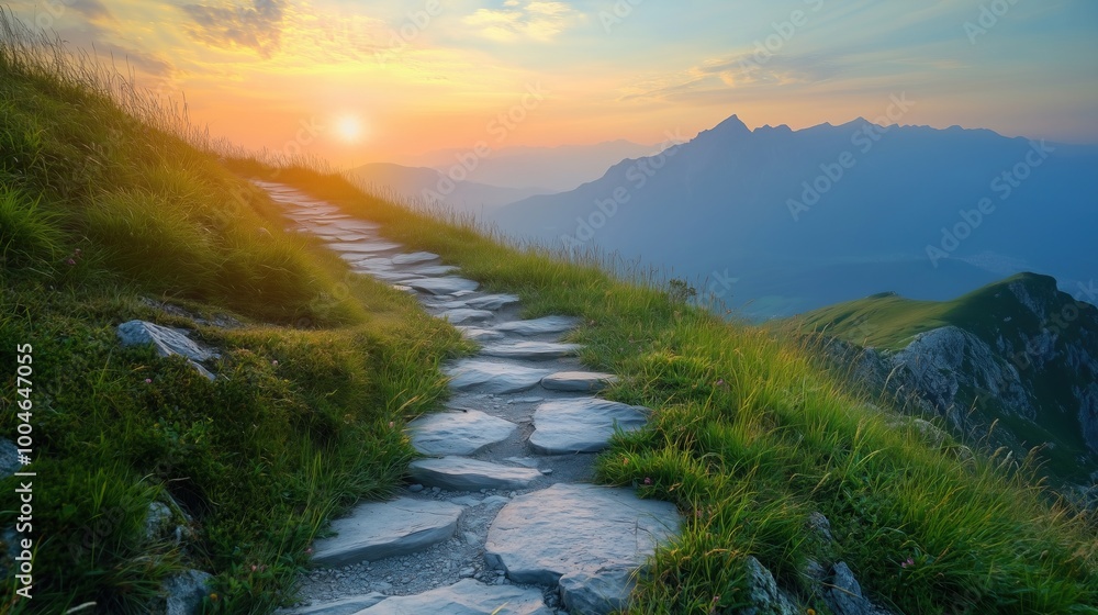 Winding Path to Mountainous Success A Metaphorical Journey Winding Path to Mountainous Success A Metaphorical Journey