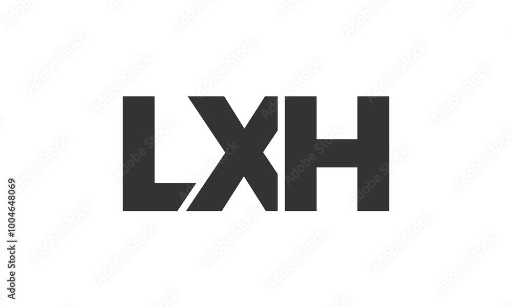 LXH logo design template with strong and modern bold text. Initial based vector logotype featuring simple and minimal typography. Trendy company identity. LXH logo design template with strong and modern bold text. Initial based vector logotype featuring simple and minimal typography. Trendy company identity.
