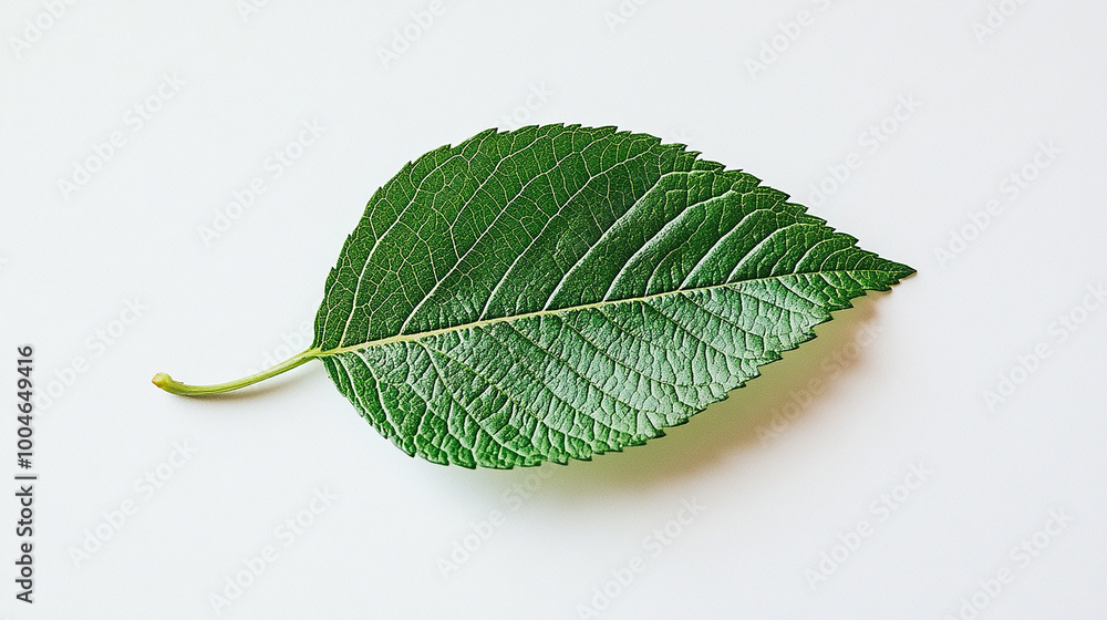 green leaf isolated on white green leaf isolated on white