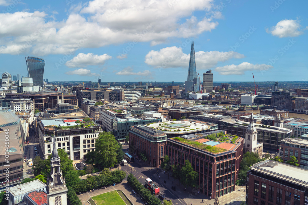 City of London from above