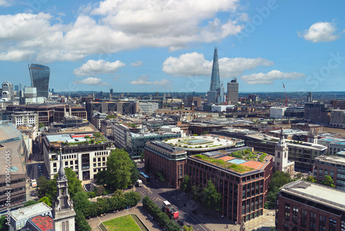 Obraz na płótnie City of London from above w salonie