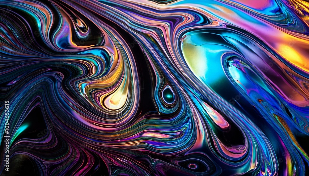 Fototapeta premium Abstract swirl of color