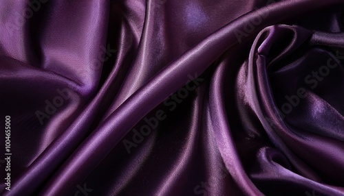 Purple satin fabric texture