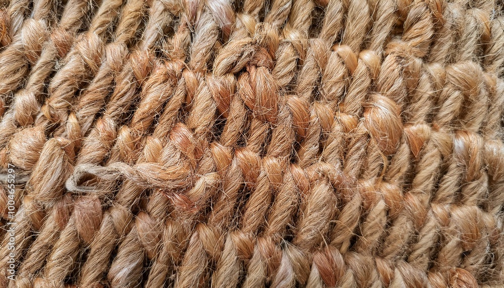 Close-up of woven jute fibers. Close-up of woven jute fibers.