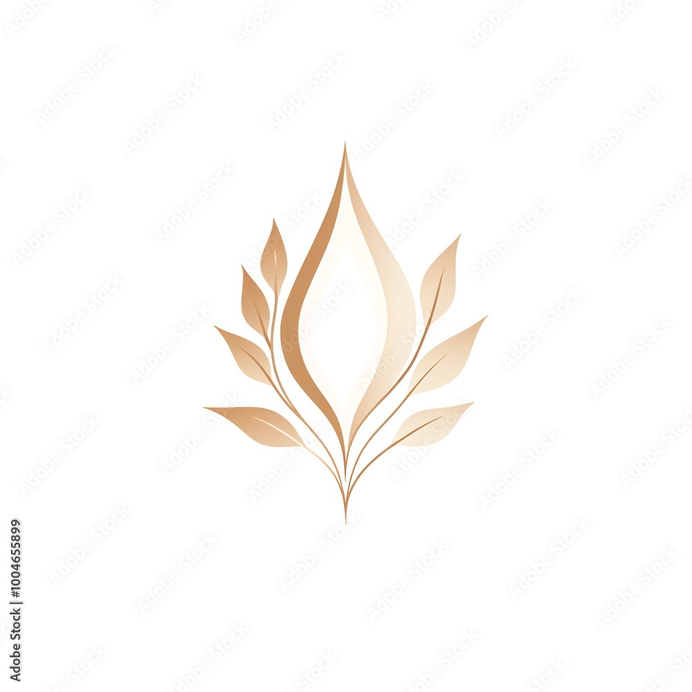Elegant Gold Crown or Diamond Logo for Luxury Brands on White Background Elegant Gold Crown or Diamond Logo for Luxury Brands on White Background
