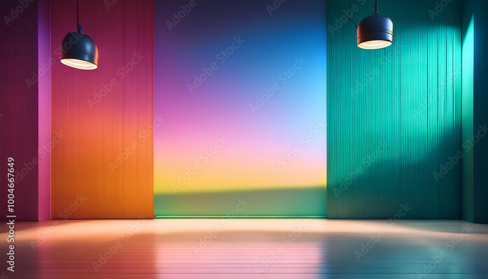 Studio Room Background with Smooth Gradient Colors and Soft Lighting Studio Room Background with Smooth Gradient Colors and Soft Lighting