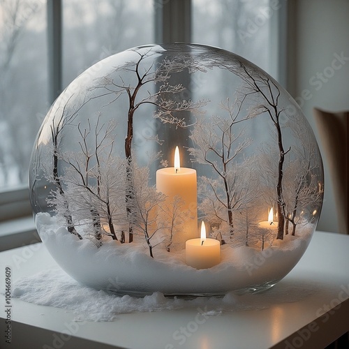 Weihnachtsdeko. Generative AI Technologie