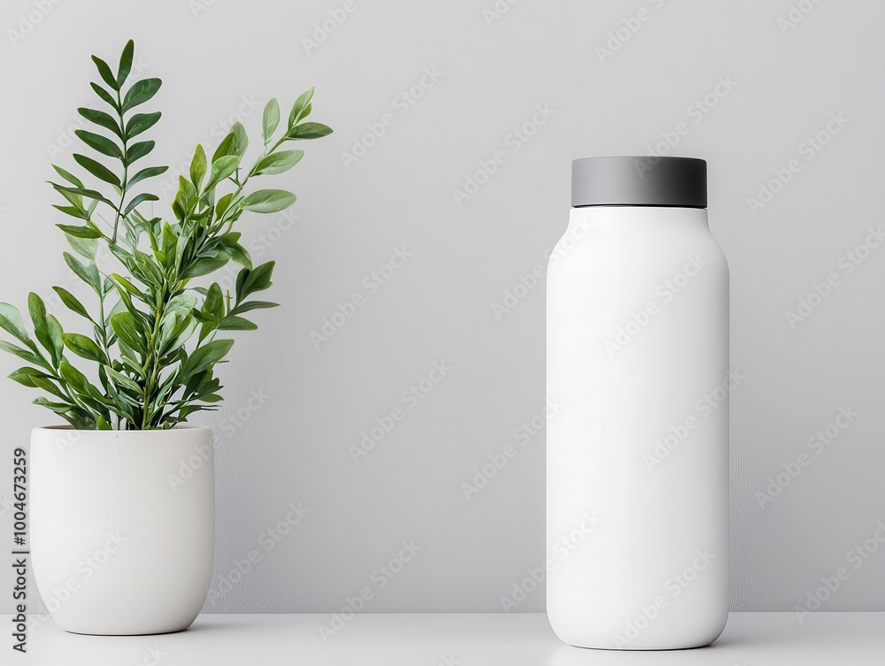 Smart water bottle with a built-in thermometer showing the temperature of your drink, Smart thermometer bottle, Tech, modern, functional Smart water bottle with a built-in thermometer showing the temperature of your drink, Smart thermometer bottle, Tech, modern, functional