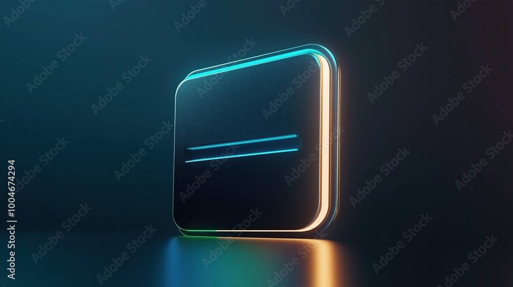 Modern 3d digital wallet icon floating on a deep blue background, representing innovation in online payments. Ideal for fintech themes Modern 3d digital wallet icon floating on a deep blue background, representing innovation in online payments. Ideal for fintech themes