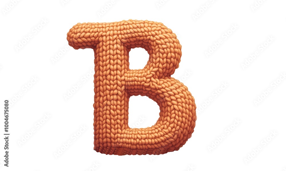 A colorful and creative representation of the alphabet letter 