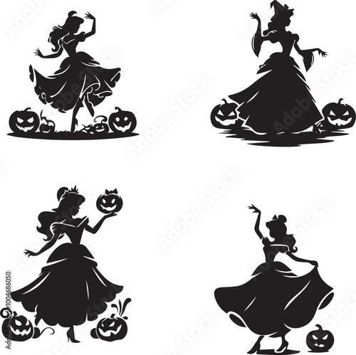silhouette of fairy