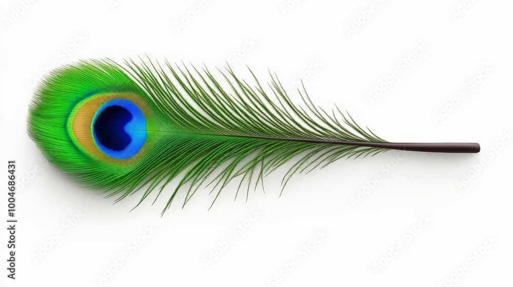 Obraz premium Peacock Feather Elegance 