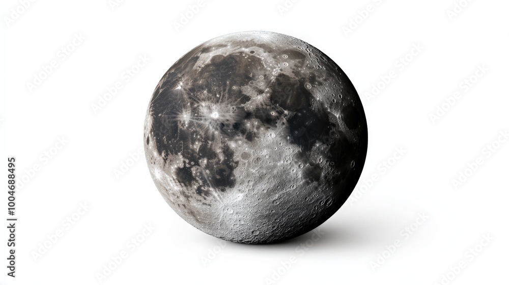 Lunar Orb: A detailed photorealistic rendering of the Moon, showcasing its intricate craters and lunar surface. This image evokes a sense of wonder and fascination. Lunar Orb: A detailed photorealistic rendering of the Moon, showcasing its intricate craters and lunar surface. This image evokes a sense of wonder and fascination.
