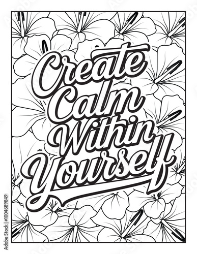 Stress Relief Motivational Coloring Pages 