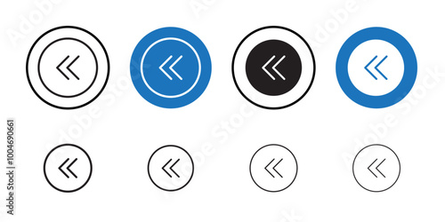 Previous icon Thin line art collection