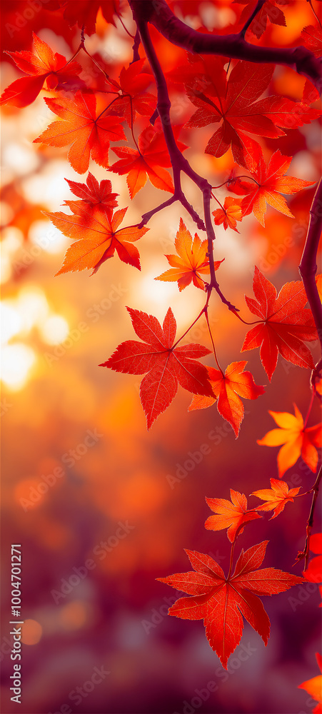 美しい秋の紅葉のイメージ 美しい秋の紅葉のイメージ