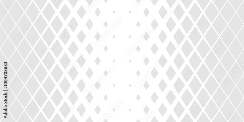 custom made wallpaper toronto digitalVector geometric seamless pattern with crystals, rhombuses, diamond shapes. Halftone gradient transition effect. Trending minimal background. Abstract gray and white texture. Repeated modern design