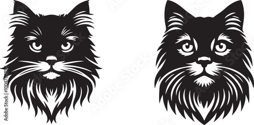 cat hade vector silhouette