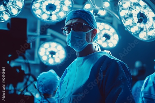 surgeon performing surgery in operating room