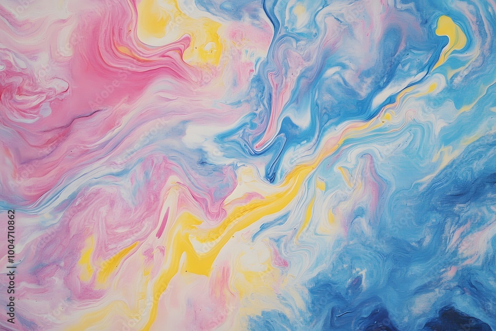 Vibrant abstract fluid art painting Vibrant abstract fluid art painting