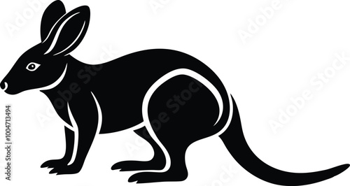 babbly vector silhouette