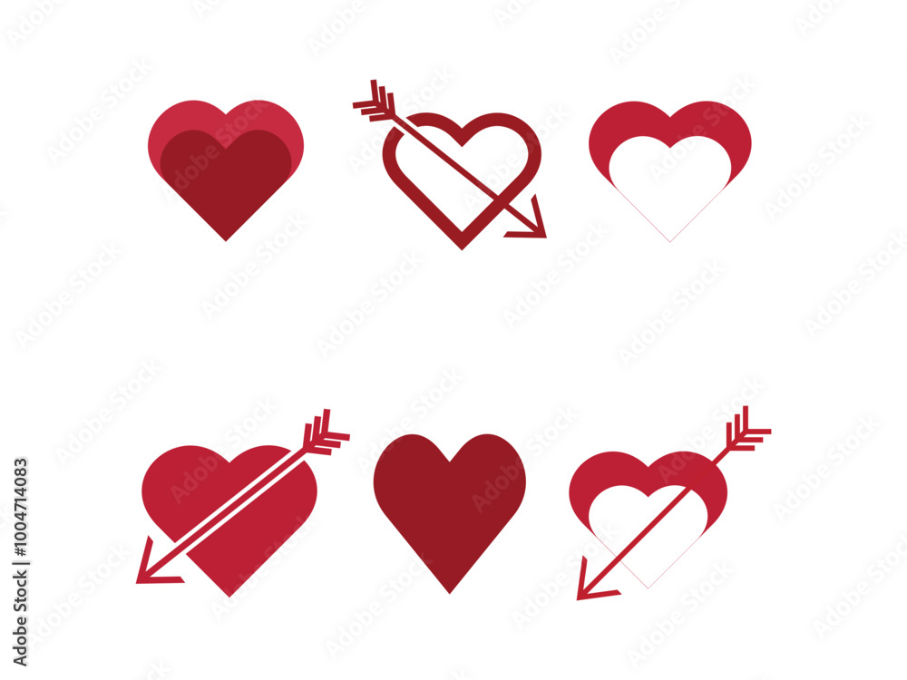 Hearts Icon Vectors Illustrations Free Download Hearts Icon Vectors Illustrations Free Download