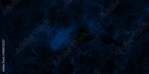 Scattered heavy dark aqua blue colored texture grunge texture on a dark sky surface lightning abstract background. Abstract background with dark aqua blue rough grainy stone or concrete wall texture.	